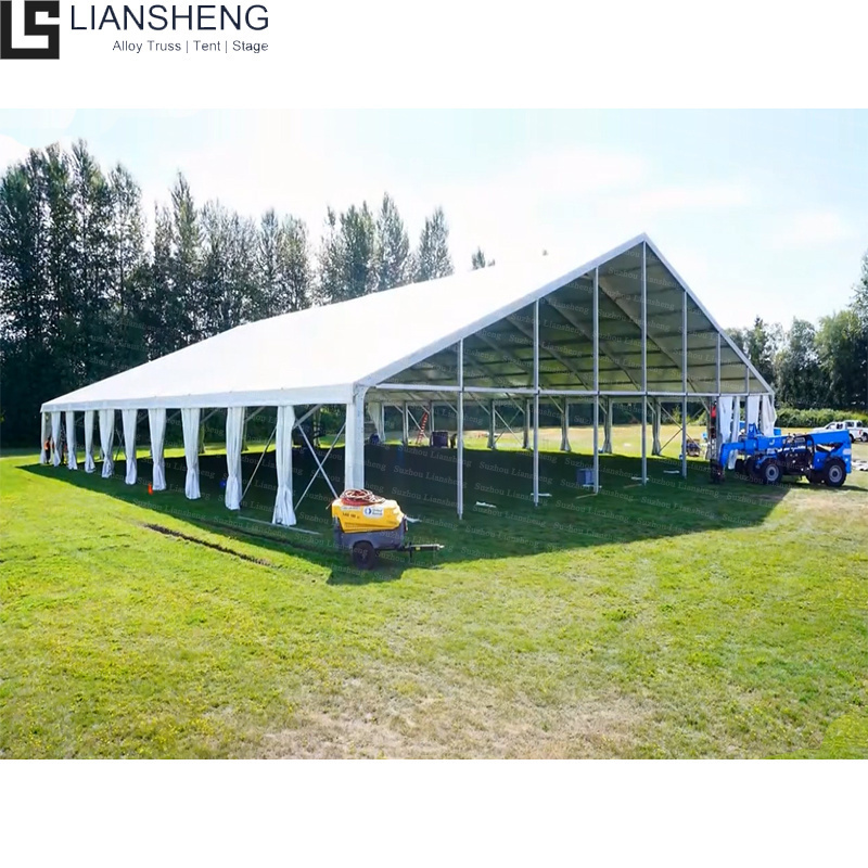 Elegant and Modern Luxury 20x30 Large Aluminum Steel Wedding Marquee Tent For 200 300 People Events Party