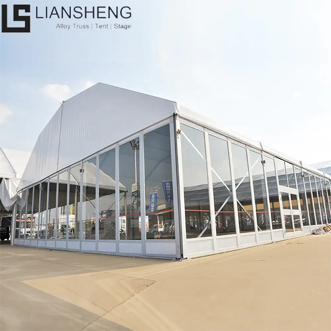 Wholesale Larger White PVC Tent for Events 40x80 20x20 40x60 Aluminum Frame Marquees Church Reception Warehouse Party Exhibition