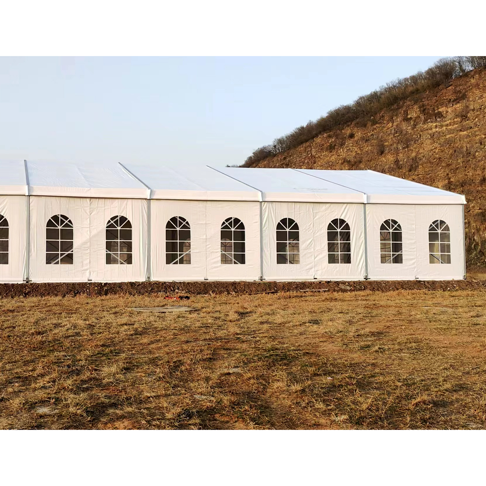 200-300 people white clear outdoor party aluminum  Luxury wedding Event Tent Waterproof Large Church Tents for Sale