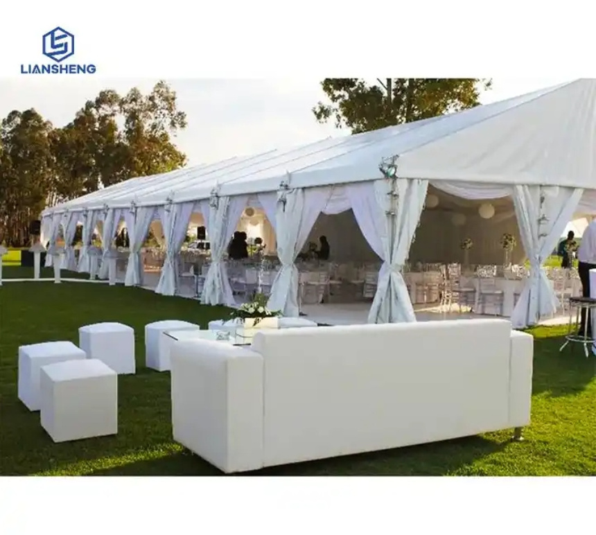 Luxury Easy Installation White Marquee Big Wedding Party Tents For Ceremony Celebration