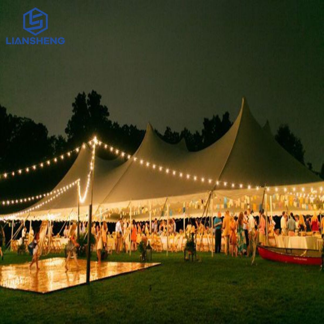 Big Outdoor Aluminum Frame Exhibition Wedding Tent Marquee Event Tents for Sales