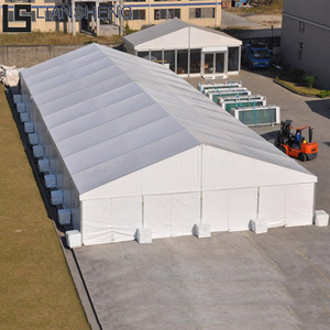 Wholesale Larger White PVC Tent for Events 40x80 20x20 40x60 Aluminum Frame Marquees Church Reception Warehouse Party Exhibition