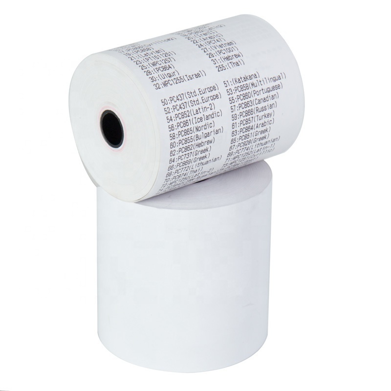 Wholesale POS Thermal Paper Roll 3 1/8 80x80mm Cashier Paper