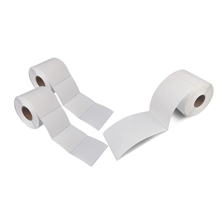 Factory price custom size self adhesive waybill logistics label A6 thermal label sticker paper roll