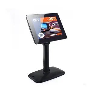 USB power 9.7 inch Customer display pole monitor for small counter