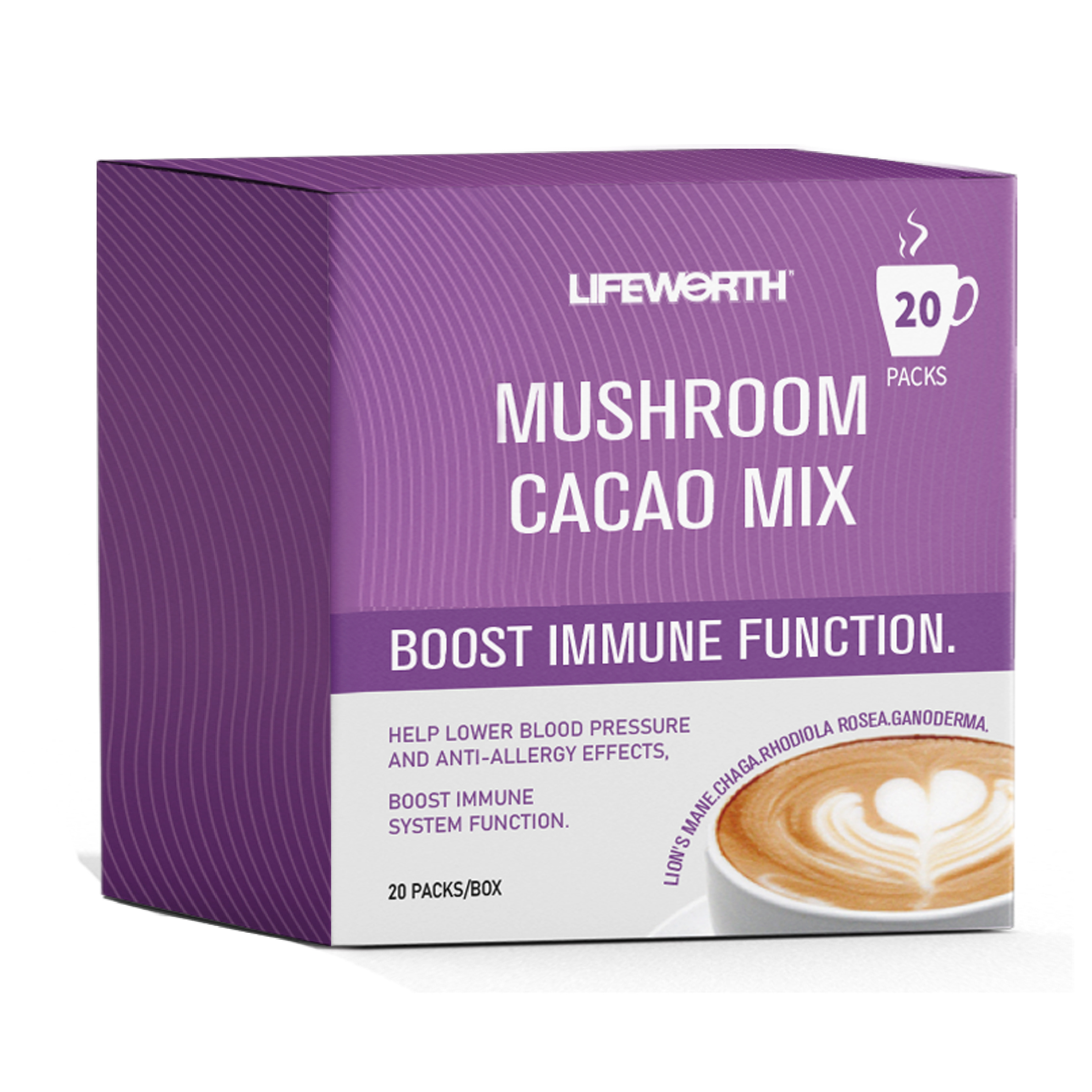 LIFEWORTH OEM freeze dried mushroom coffee go relax