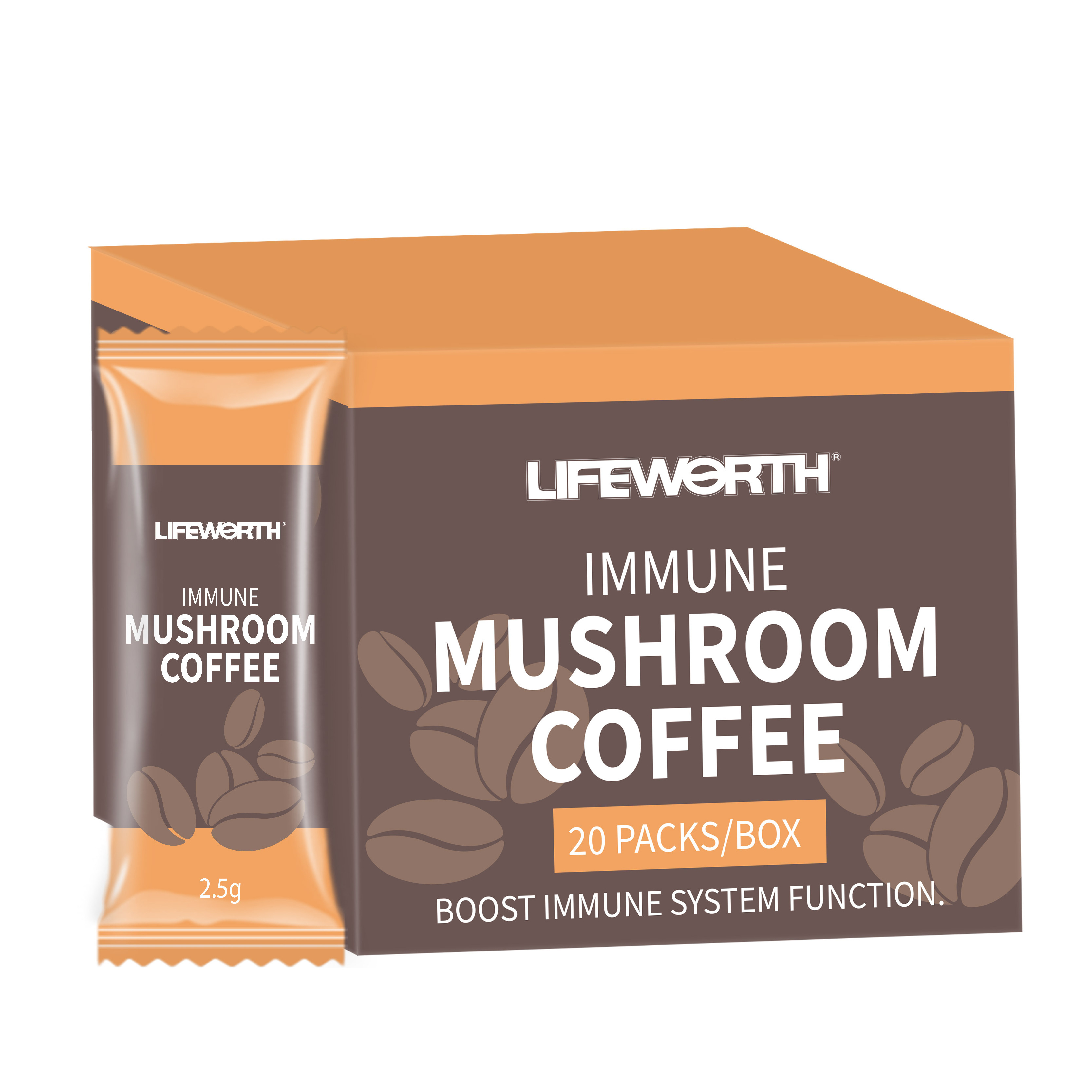 LIFEWORTH OEM freeze dried mushroom coffee go relax