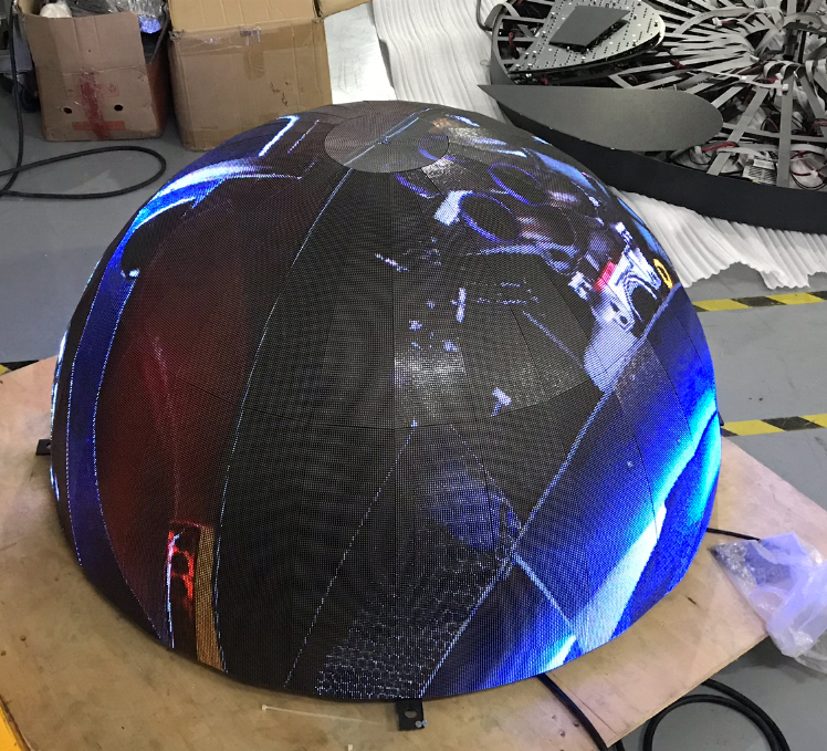 Round Sphere Led Display Screen P2 P2.5 P3 P4 Indoor Soft Custom Full Color Ball Led Billboard Display