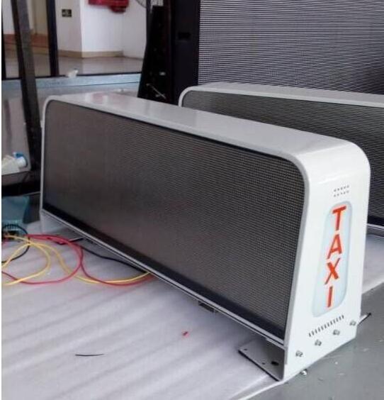 Shenzhen technology outdoor car roof advertising P2.5 P3 P4 P5 taxi top led display