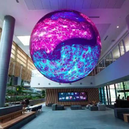 Indoor High Resolution LED display P2 P2.5 P3 P4 P5 Curved LED Sphere Screen HD LED Cube Screen