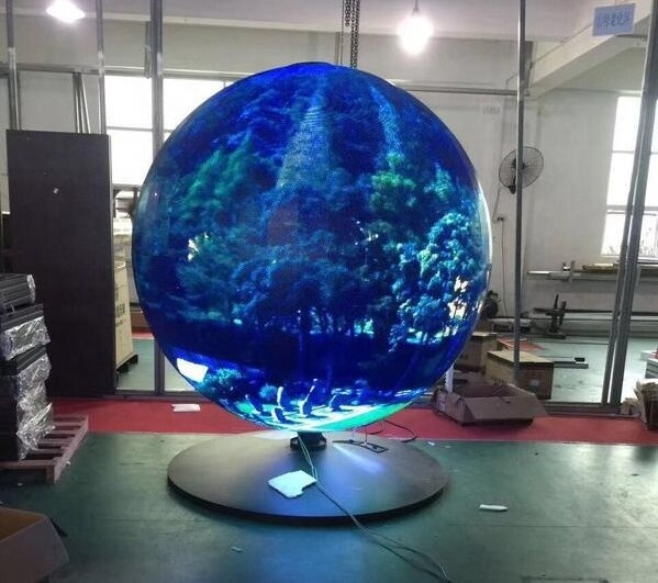 Round Sphere Led Display Screen P2 P2.5 P3 P4 Indoor Soft Custom Full Color Ball Led Billboard Display