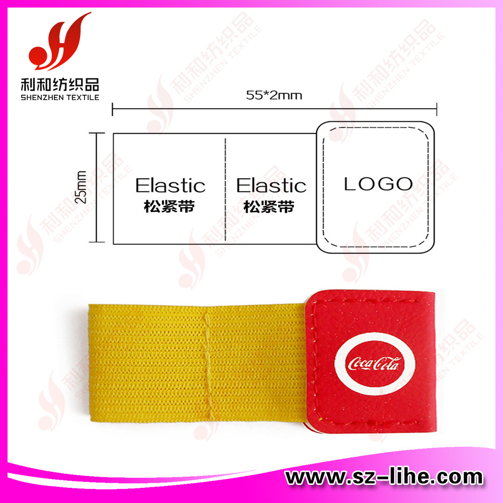 Elastic book strap with pen holder , lunch box strap , PVC elastic band