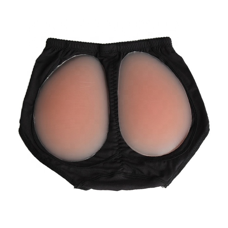 Wholesale Manufacturer Customize 100% Silicone Butt Push Up Milk Silk Panty Padded Buttock Panties