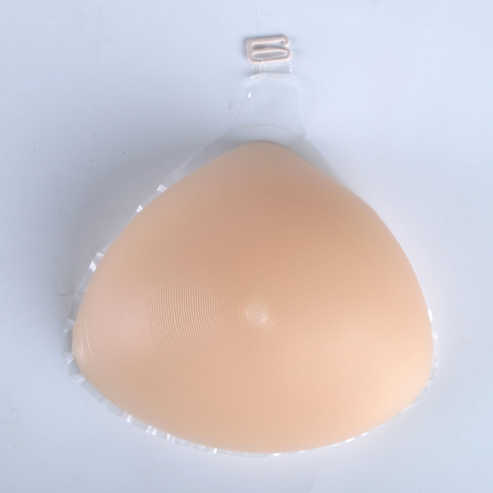 hot sell Ultra-realistic breast forms Reusable postoperative prosthesis Hook triangle silicone artificial breast