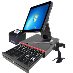 15 Inch Cheap Complete Set all in 1 touch screen Fiscal Cash Register For Sale On Sale