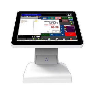 Hot Sale 15inch POS All-in-one Machine Dual-screen Cash Register Supermarket Android POS Machine