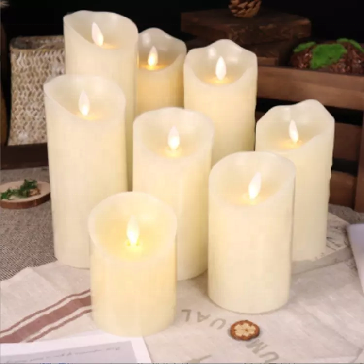 Night Light Simulation Moving Flame Decorative Candles Led Flameless & Flickering Led Candles