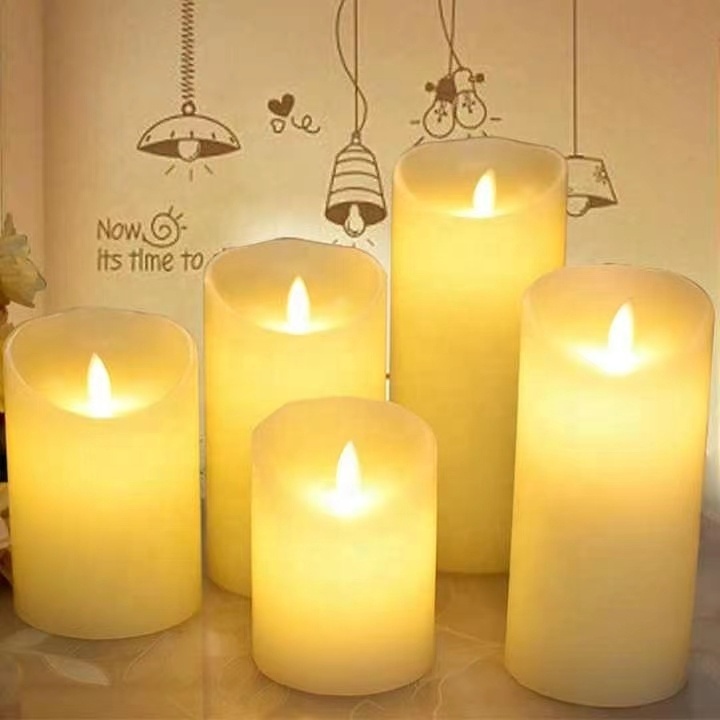 Night Light Simulation Moving Flame Decorative Candles Led Flameless & Flickering Led Candles