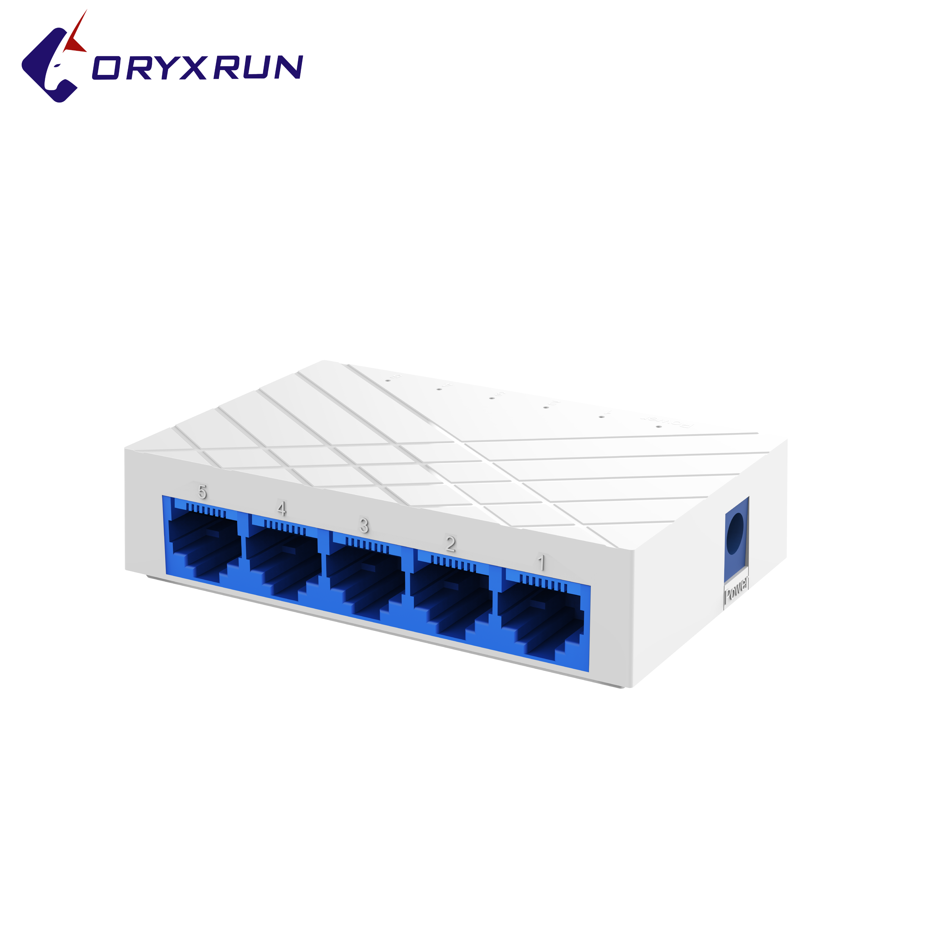 Ethernet Switch 5 Ports Desktop Gigabit Network Switch 10/100Mbps Adapter Fast RJ45 Ethernet Switch MDI/MDIX