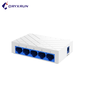 Ethernet Switch 5 Ports Desktop Gigabit Network Switch 10/100Mbps Adapter Fast RJ45 Ethernet Switch MDI/MDIX