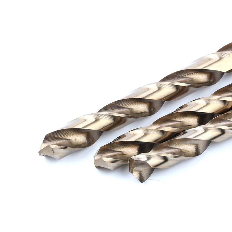 Straight Shank Twist Drill Bits HSS M35 Cobalt Straight Shank Twist Drill Bits For Stainless Steel Drilling