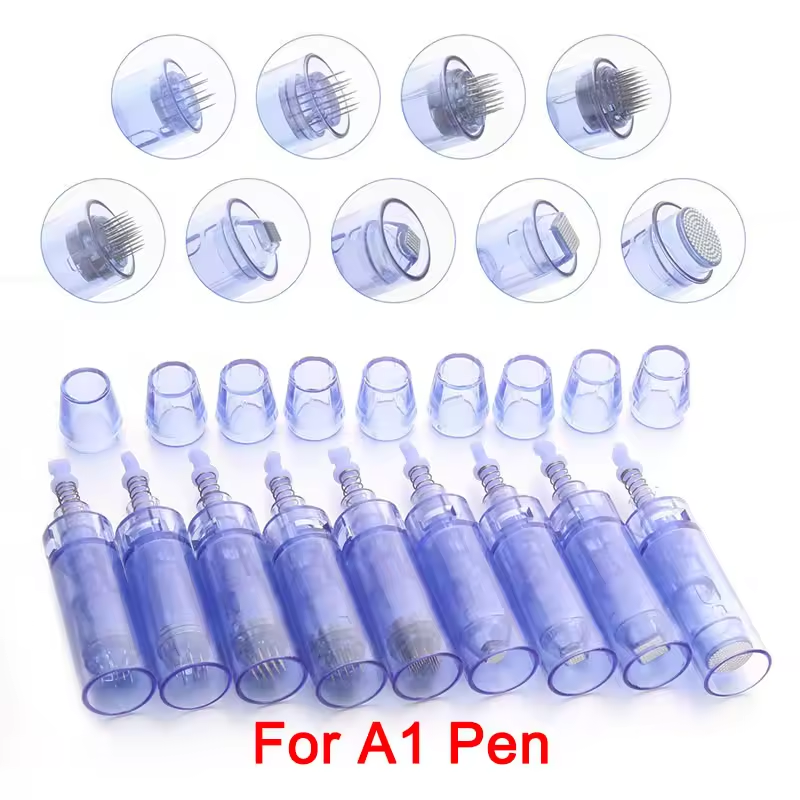 Dr Pen A1 A6 Cartridge Classic Derma Pen Needle Tips Blue Auto Micro Needles 9/12 /24/36/42 Needles Derma Micro Cartridge