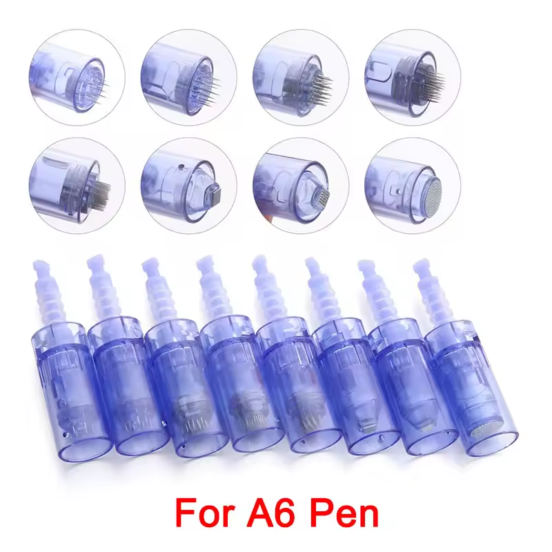 Dr Pen A1 A6 Cartridge Classic Derma Pen Needle Tips Blue Auto Micro Needles 9/12 /24/36/42 Needles Derma Micro Cartridge