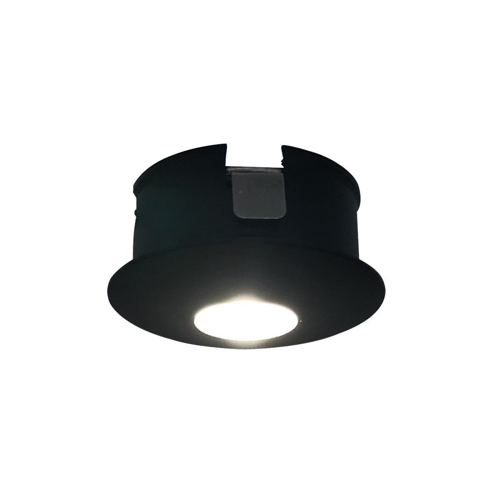 Mini Recessed Under Cabinet Led Ceiling Light 28mm Diameter Led Mini Puck Light for Display Cases