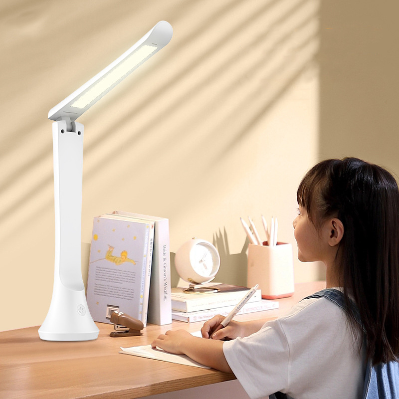 Creative Desk Lamps Rechargeable Portable Office Led Table Lamp Cordless Eye-Caring Led Reading Lamp