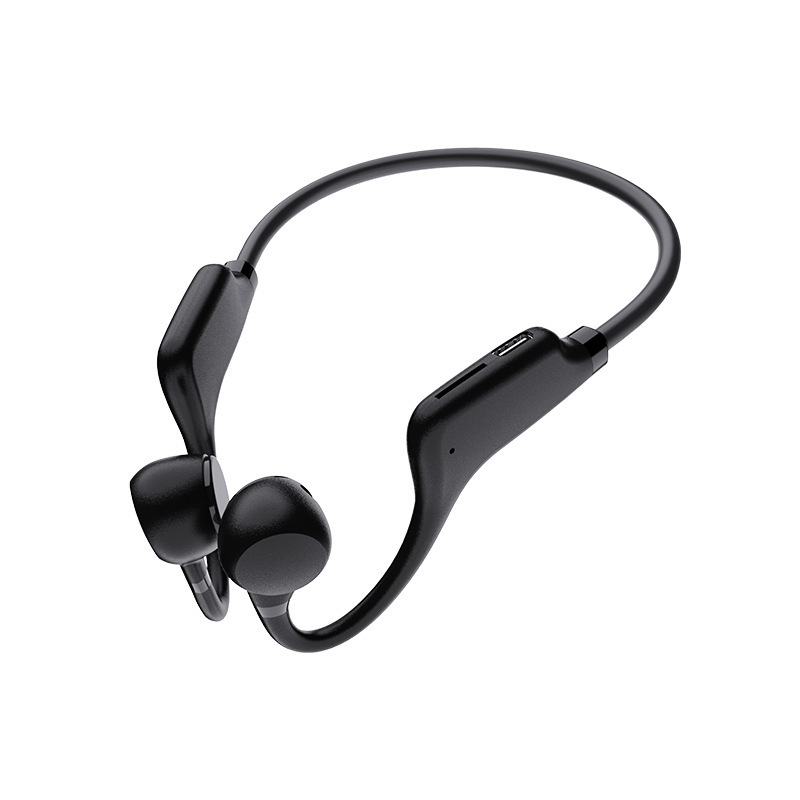 Factory Price Black Gift Bone Conduction Wireless Sports Running Ear-mounted Sound Sensor Headset