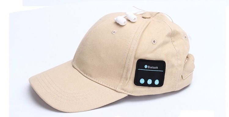 Wholesale Wireless Headphone Music Sport hat Smart Baseball Hat with Hands-free Mic Earphone Sun hat