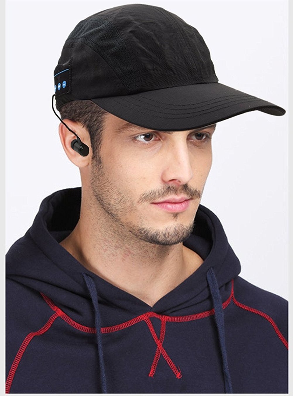 Wholesale Wireless Headphone Music Sport hat Smart Baseball Hat with Hands-free Mic Earphone Sun hat