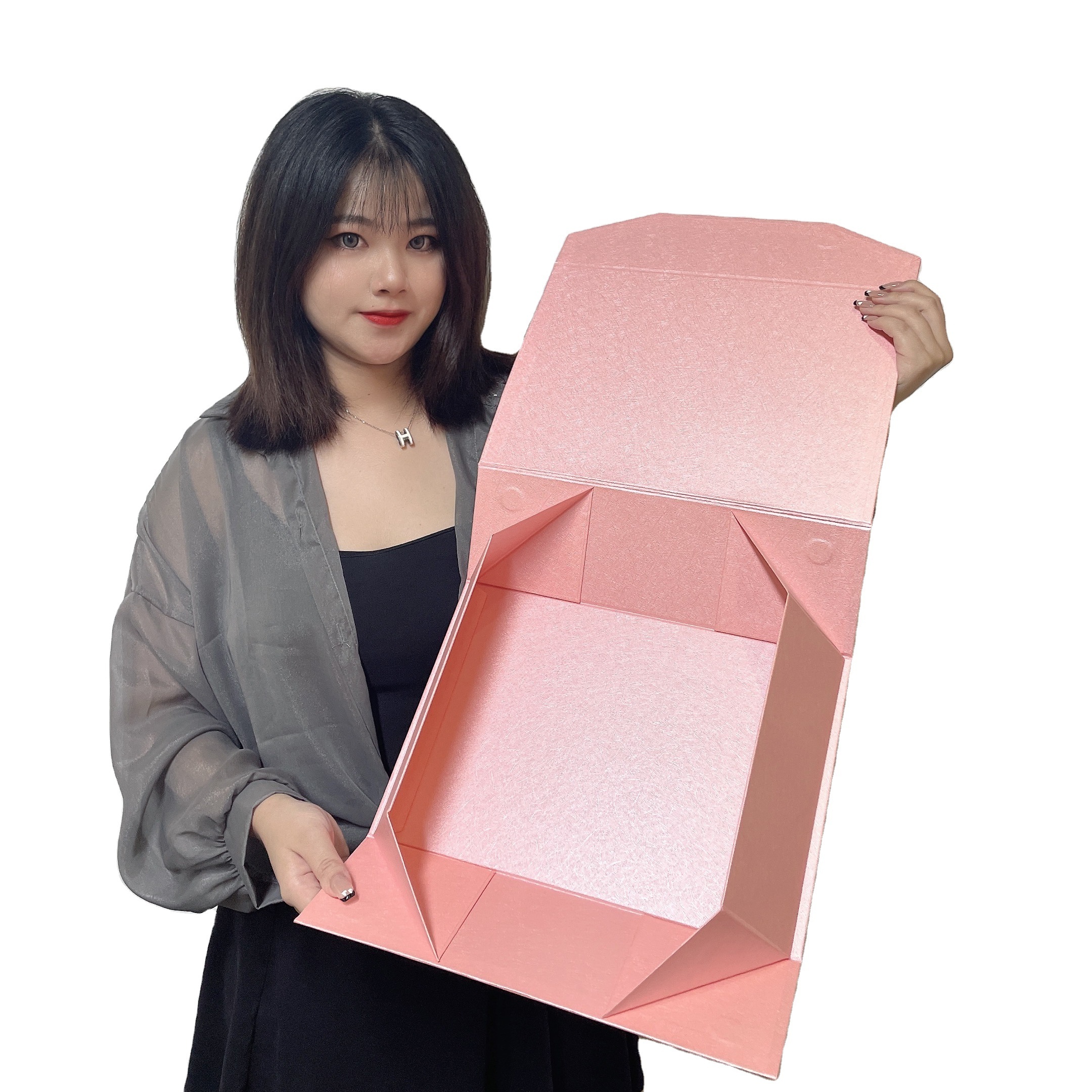 Custom design Logo big Gift Dress Black  shoe Packaging Paper Paperboard Box empty advent calendar box for gift packaging