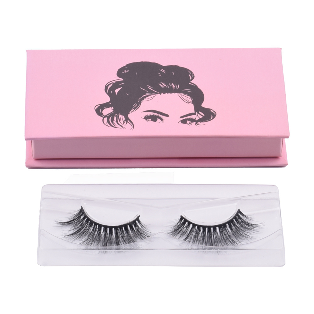 Wholesale Packaging Private Label lip Eye Shaped Eyelash Box Lashes Custom Eyelash Packaging Box Eyelash Shape Box