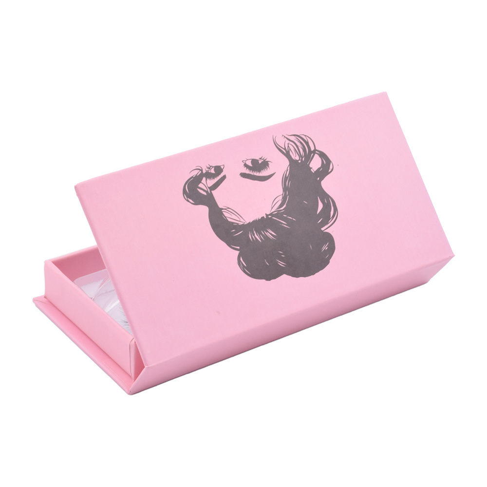 Wholesale Packaging Private Label lip Eye Shaped Eyelash Box Lashes Custom Eyelash Packaging Box Eyelash Shape Box