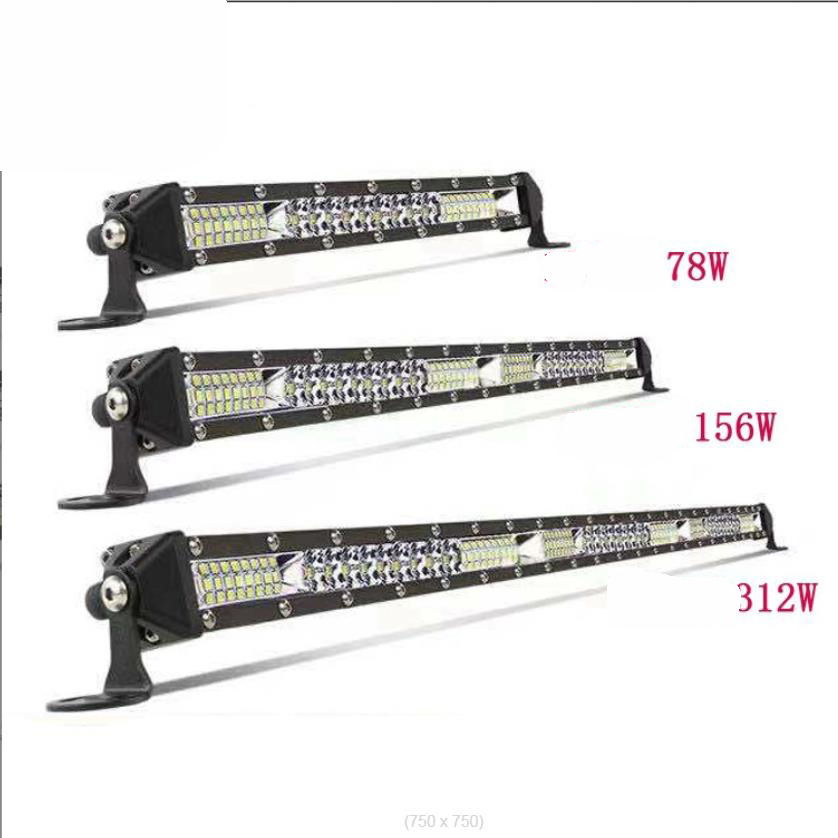 cheap 50 inch curved 78w waterproof 28800lm 12 24 volt diving offroad car led light bar