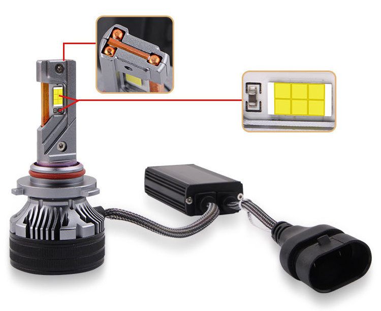 130W high power car led autos headlight custom LED head light h7 led headlight bulb high low Beam h4 led headlights