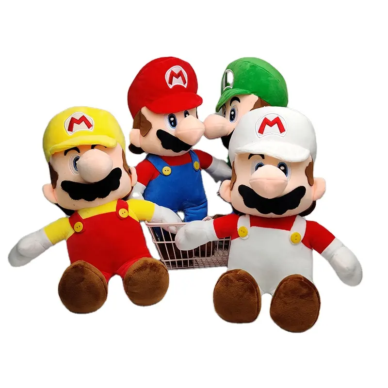 Factory wholesale 4 styles 23cm Supers Marios plush toy game peripheral doll kids christmas gifts