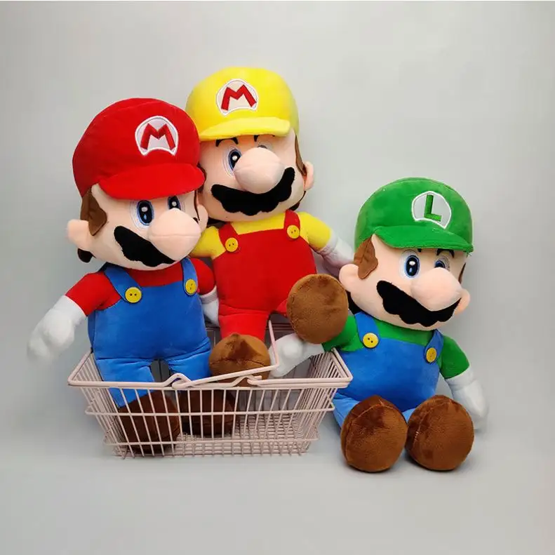 Factory wholesale 4 styles 23cm Supers Marios plush toy game peripheral doll kids christmas gifts