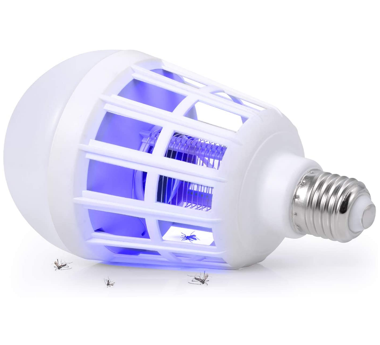 2 in 1 Mosquito Killer Lamp Bug Zappers Light Bulb Electronic Insect & Fly Killer for Home Kitchen Indoor Outdoor