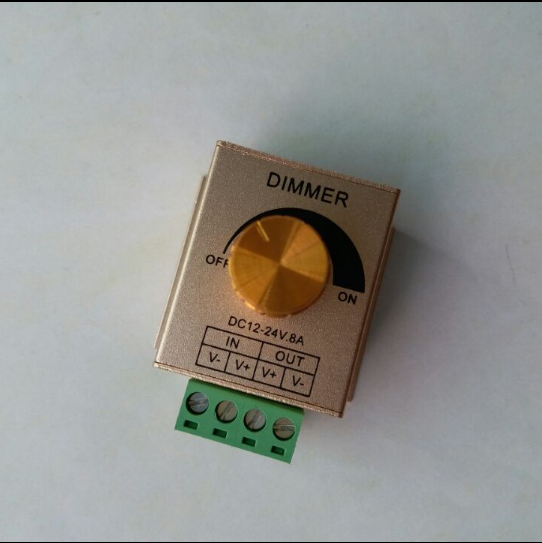 DC 12V -24V 8A Aluminium Case LED Strip PWM Dimmer