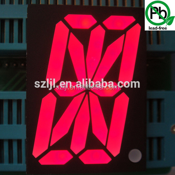 Red/Blue/Green/White 14 Segment Led Display Alphanumeric Display Outdoor