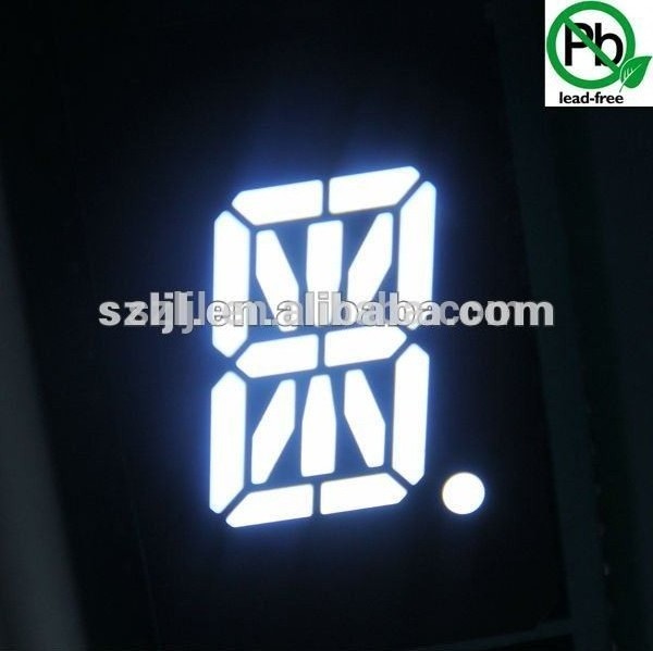 Common anode 0.5 inch amber led alphanumeric display with 16 segment/14 ...