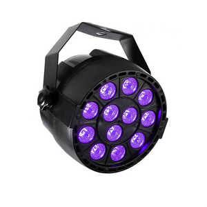 Purple Color 12 leds Par Stage Light 36W DMX 512 UV Mini Par Led Lighting for Club DJ