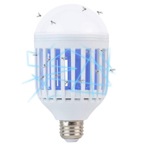 15W Bug Zapper Light Bulb 2 in 1 Mosquito Killer Lamp Led UV Lamp Flying Moths Killer Fits 110V/220V E26/E27 Light Bulb Socket