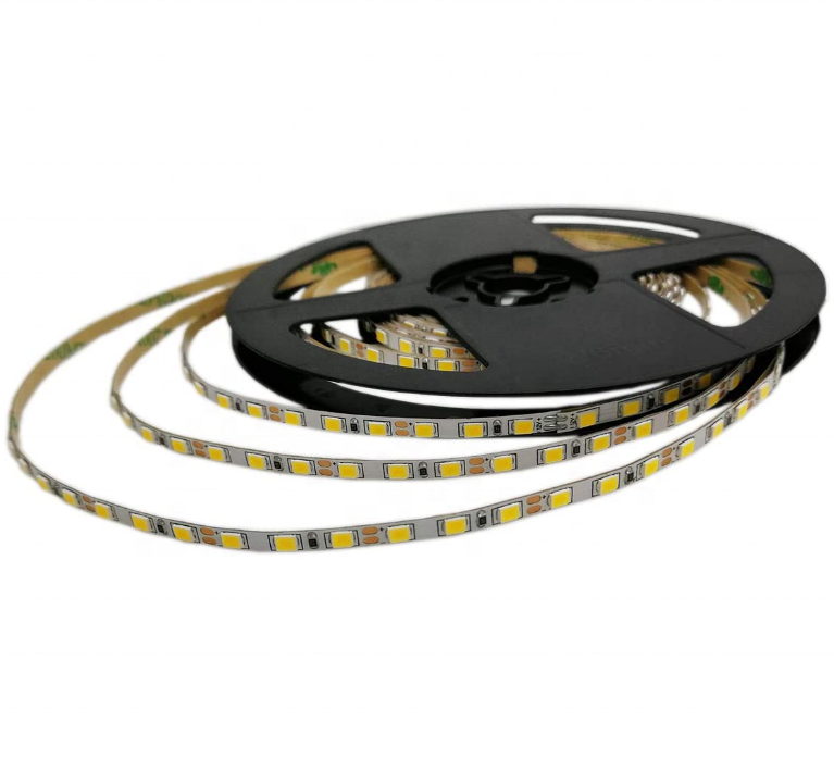 Customized Length and Color 4mm 12V 24V SMD2835 120LEDs/m Flexible LED Tape Light IP20 Non-Waterproof