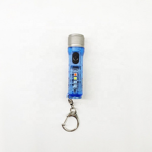 LINLI Rechargeable Battery Power Flashlight Keychain With Hook Multifunctional Portable Keyring Flashlight For Camping Outdoor