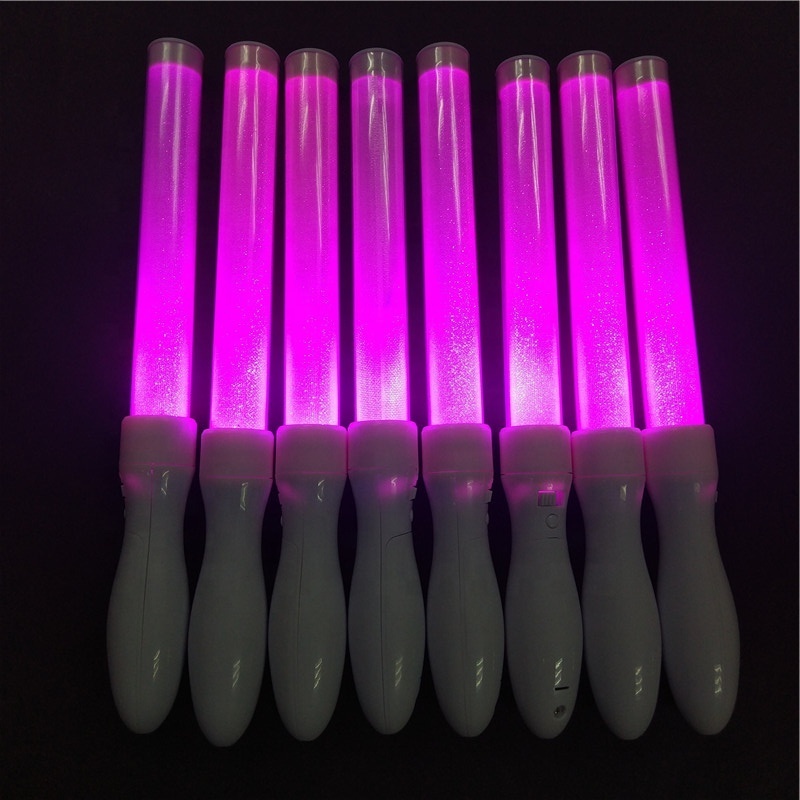 LINLI 15 Different Colors 10 Zone Control LED Flashing Light Stick Wireless Remote Controlled Glow LED Stick