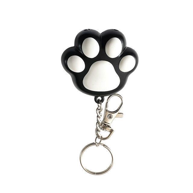 USB-C Rechargeable 5 Patterns Cat Pet Paw Shape Laser Pointer Multi-functional Cat Toy Keychain