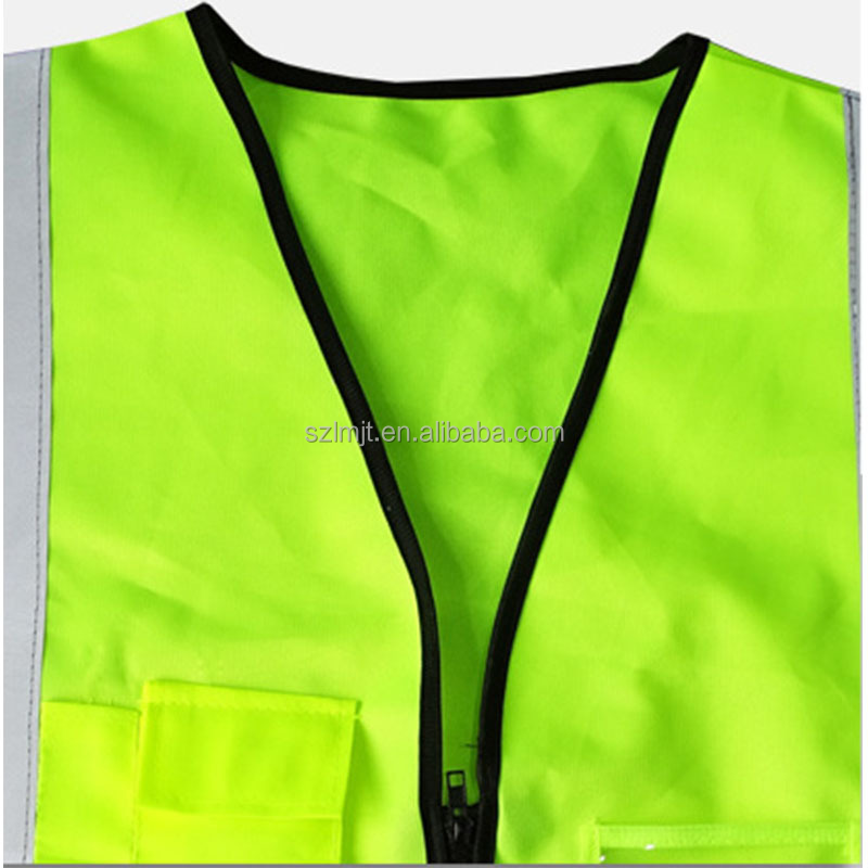 Wholesale Vest High Visibility Reflective Tape Security Vest Workwear Construction Clothing Safety Vest